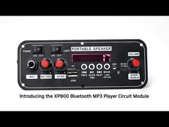 2x10W 7.4V میکروفون اسپیکر Trolley گزینه های بی سیم سیم دار رابط کارتهای صوتی رادیو FM BT رمزگشایی