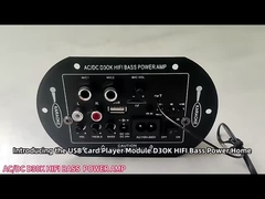 ماژول پخش کننده کارت USB D3OK HIFI Bass Power Home Amplifier Board برای استفاده از صوتی AC/DC 12V 24V 220V
