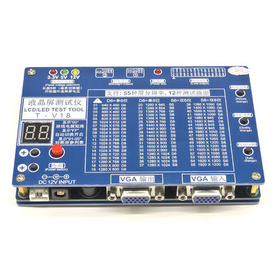 ابزار تست پنل LCD تلویزیون لپ تاپ LED 7-84 اینچ کابل های رابط LVDS پشتیبانی اینورتر