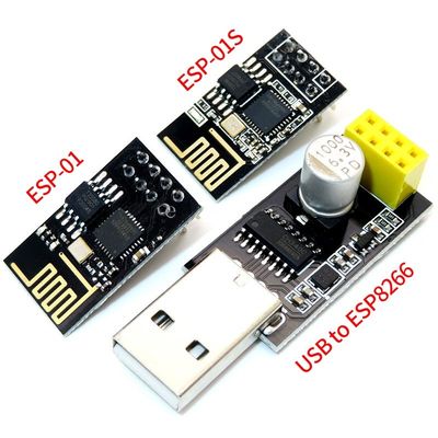 ماژول وای فای بی سیم UART GPIO0 ESP-01 ESP8266 CH340G Esp01 برنامه نویس آداپتور