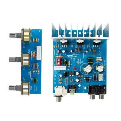 برد تقویت کننده برق ساب ووفر TDA2030 2.1 CH 15W*2 تقویت کننده صوتی استریو 30W با برق دوگانه AC 12 ولت