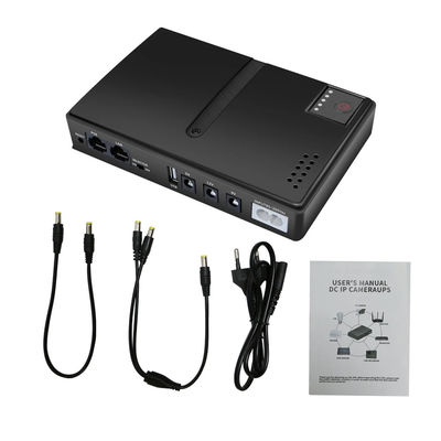 مینی 10400mAh 36W منبع برق بدون وقفه (UPS) برای روتر مودم دوربین امنیتی CCTV منبع برق قابل تنظیم AC DC