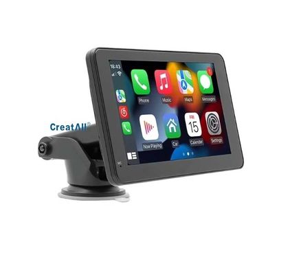 Creatall 7 اینچ پلیر MP5 قابل حمل خودرو برای بلوتوث دست های بدون سیم / بی سیم CarPlay و اندروید استریو آڈیو WAV MP3
