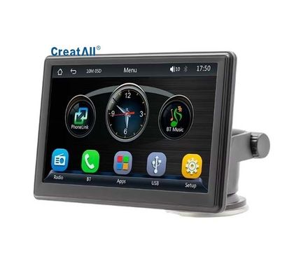 Creatall 7-اینچ قابل حمل بی سیم CarPlay MP5 پلیر برای بلوتوث جدید کراس مرزی کارت چند رسانه ای اسلات واحد سر پشتیبانی WAV