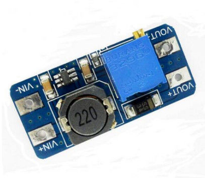 MT3608 2A DC-DC ولتاژ افزایش دهنده برد ورودی ولتاژ گسترده 2/24V Lto 5/9/12/28V ماژول برق قابل تنظیم