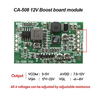 CA-508 ماژول برد 12v Boost برد LCD LED TCON برد VGL VGH VCOM.AVDD 4 قابل تنظیم