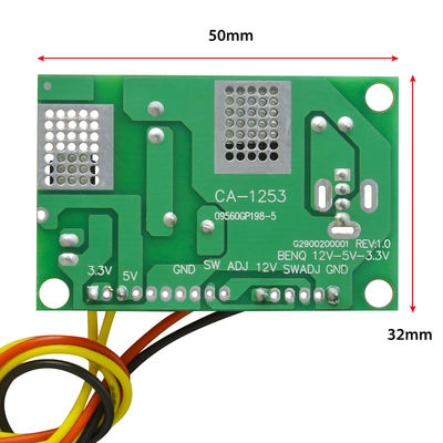 CA-1253 12V تا 5V تا 3.3V ماژول تبدیل ولتاژ صفحه برق LCD با سیم ماژول برق DC-DC
