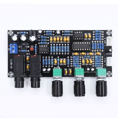 صفحه تقویت کننده میکروفون PT2399 NE5532 با ولتاژ کاری DC12-24V برای تقویت صدا استریو
