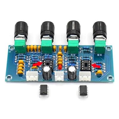 NE5532 تقویت کننده ماژول صوتی کلاس D تقویت کننده دیجیتالی با ورودی DC12V-24V و تنظیم حجم باس بلند