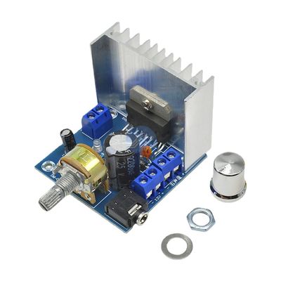 TD7297A ماژول صوتی تقویت کننده کلاس D برد تقویت کننده DC 9-15V 15W * 2 استریو با رادیاتور ارتقا یافته