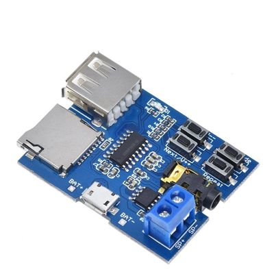 کارت TF U Disk MP3 قالب رسیور برد ماژول تقویت کننده رمزگشایی ماژول پخش کننده صدا
