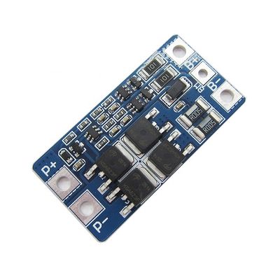 10A 8.4V 18650 2s Bms ماژول منبع تغذیه برد 46.7 * 23 * 3.15mm