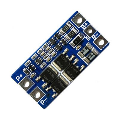 10A 8.4V 18650 2s Bms ماژول منبع تغذیه برد 46.7 * 23 * 3.15mm