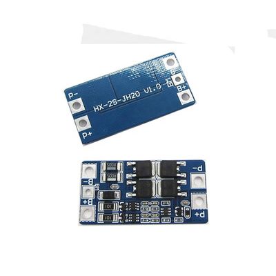 10A 8.4V 18650 2s Bms ماژول منبع تغذیه برد 46.7 * 23 * 3.15mm