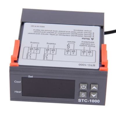 سیستم نظارت بر دما و رطوبت دیجیتال STC-1000 AC 110V-220V