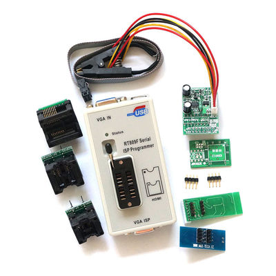 RT809F پروگرامر مادربرد IC تراشه تستر ابزار 7 آداپتور SOP16 SOP20