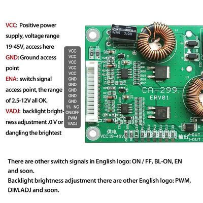 CA-299 Led TV Universal Inverter Board 32-60&quot; جریان خود تنظیم شده