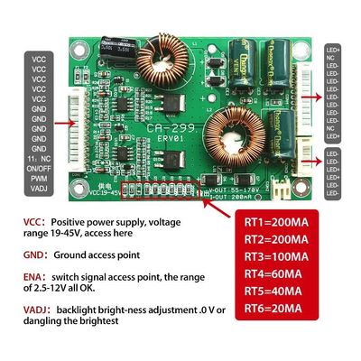 CA-299 Led TV Universal Inverter Board 32-60&quot; جریان خود تنظیم شده