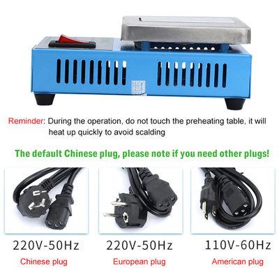 ابزار تستر نوار نور پس زمینه LED صفحه گرمایش PTC 400 واتی برای لحیم کاری سریع ال ای دی