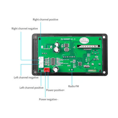 رسیور MP3 80W بلوتوث ماژول صوتی DC 5V-26V ICCS8673E