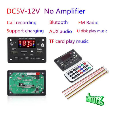 6V-12V MP3 Decoding Board ماژول صوتی بلوتوث سیستم گیرنده USB بی سیم خودرو