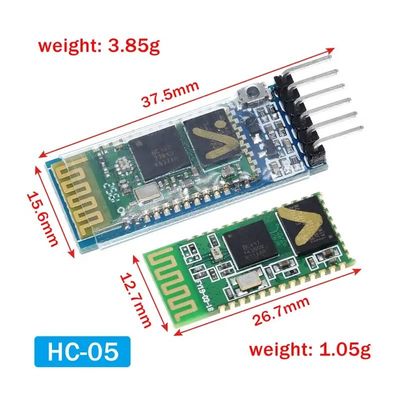 HC-05 HC-06 ماژول وای فای بی سیم RF ماژول صوتی بلوتوث RS232 / TTL