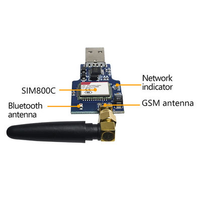 SIM800 SIM800C ماژول وای فای بی سیم USB به ماژول Gsm چهار بانده GSM GPRS