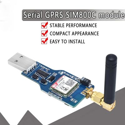 SIM800 SIM800C ماژول وای فای بی سیم USB به ماژول Gsm چهار بانده GSM GPRS