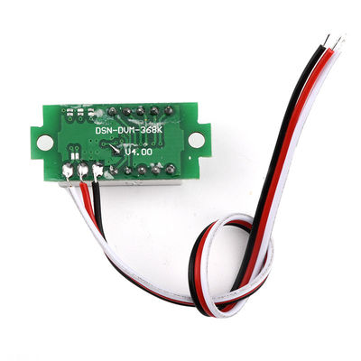 صفحه نمایش LED ولت متر 3 سیم ولت متر دیجیتال 0-100 ولت DC 0.36 اینچ