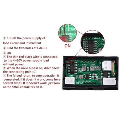 DC4-30V ولتاژ و جریان سنج 10A 50A 100A موتورسیکلت ماشین برقی