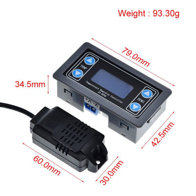 SHT20 10A DC 6V-30V کنترل کننده رطوبت دیجیتال با دقت بالا سنسور نظارت بر دمای