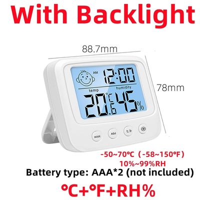 کنترلر دماسنج دیجیتال E0828S Lights 10% RH-99% RH محدوده اندازه گیری رطوبت