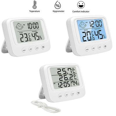 کنترلر دماسنج دیجیتال E0828S Lights 10% RH-99% RH محدوده اندازه گیری رطوبت