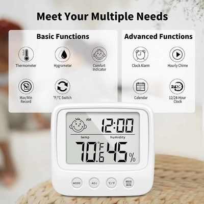 کنترلر دماسنج دیجیتال E0828S Lights 10% RH-99% RH محدوده اندازه گیری رطوبت