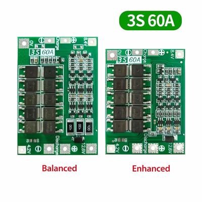3S 4S 25A 40A 60A BMS باتری محافظت هیئت مدیره باتری لیو یون شارژ