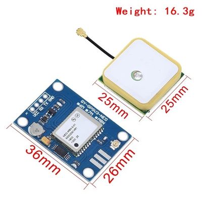 ماژول GPS NEO-6M برای کنترل کننده پرواز APM MWC PX4 Pixhawk V2.4.5 APM2.56 APM 1.65 -3.6 ولت