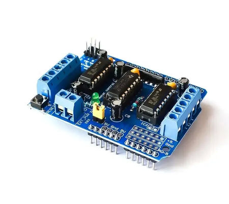 L293D Motor Control Shield Motor H-Bridge Arduino Motor Drive Expansion Shield (پوش کنترل موتور L293D موتور H-برج آردوینو)