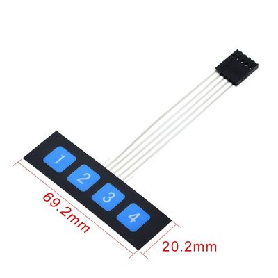 16 کلید مبرن سوئیچ صفحه کلید 4 * 4 صفحه کلید ماتریس برای DIY KIT