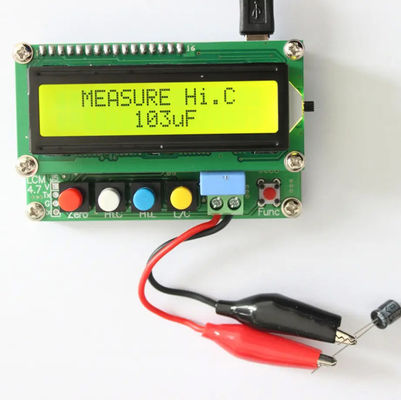 Lc100-A Lcd دیجیتال با دقت بالا ظرفیت تحرک L / C متر Capacitor تست فرکانس 1Pf-100Mf 1Uh-100H Lc100-