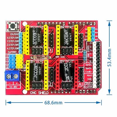 A4988 برد راننده چاپگر 3D CNC Shield V3 دستگاه حکاکی برد گسترش