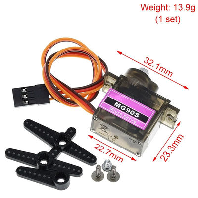 MG90S Metal Gear Digital 9g Servo برای هلیکوپتر هواپیمای قایق ماشین MG90 9G در انبار