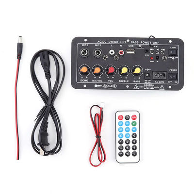 صفحه تقویت کننده قدرت دیجیتال D10 با قدرت خروجی 30-120W بلوتوث 5.0 و ورودی میکروفون دوگانه برای سبووفر و کارآوک