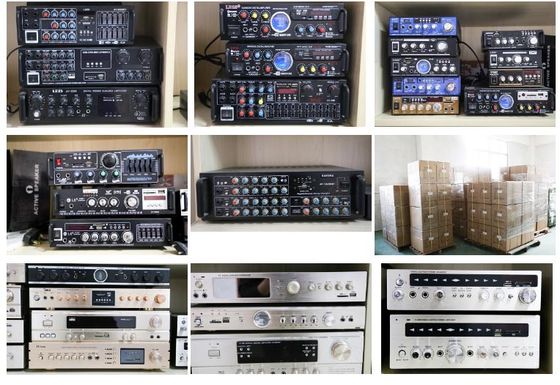 LDZS 5.1 کانال حرفه ای تقویت کننده صوتی Ktv خانه تئاتر سیستم 2 میکروفون ورودی مکسر بلندگو