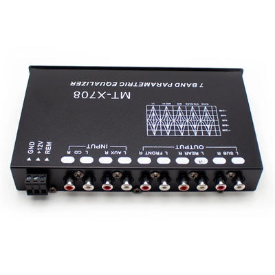 تقویت کننده 24 ولت EQ5 بخش Aux Equalizer Car Audio EQ Tuning Crossover