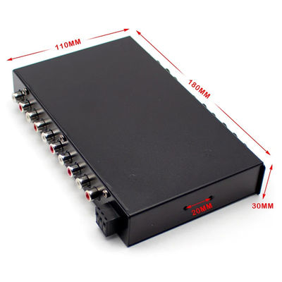 تقویت کننده 24 ولت EQ5 بخش Aux Equalizer Car Audio EQ Tuning Crossover