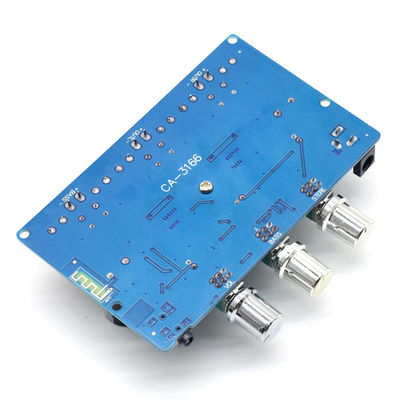 CA-3166B بلوتوث 5.0 برد تقویت کننده 2 * 50W + 100W 2.1 کانال TPA3116D2 با منبع برق DC12 ~ 24V