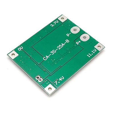 3S 25A لیتیوم یون 18650 BMS PCM محافظ باتری با تعادل برای باتری لیتیوم یون لیپو