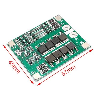 3S 25A لیتیوم یون 18650 BMS PCM محافظ باتری با تعادل برای باتری لیتیوم یون لیپو