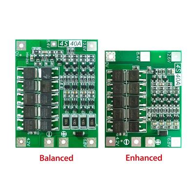 CA-4S-40A شارژر باتری لیتیوم یون ماژول سلول لیپو PCB BMS محافظ صفحه برای موتور حفاری 12.6V با تعادل