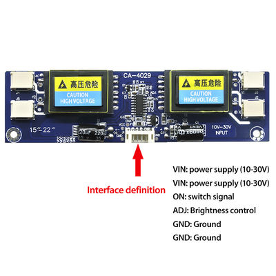 CA-4029 4 لامپ ها Inverter Board LED Backlight Driver Board 15-22 اینچ برای مانیتور کامپیوتر AVT4029